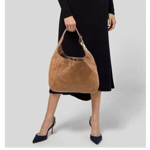 Michael Kors Brown Leather Hobo